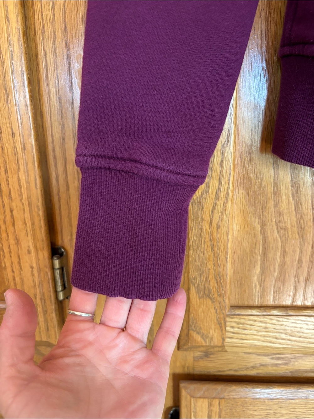 Arc'teryx Purple Full-Zip Hoodie with Maple Leaf Logo S/M - Picture 5 of 9